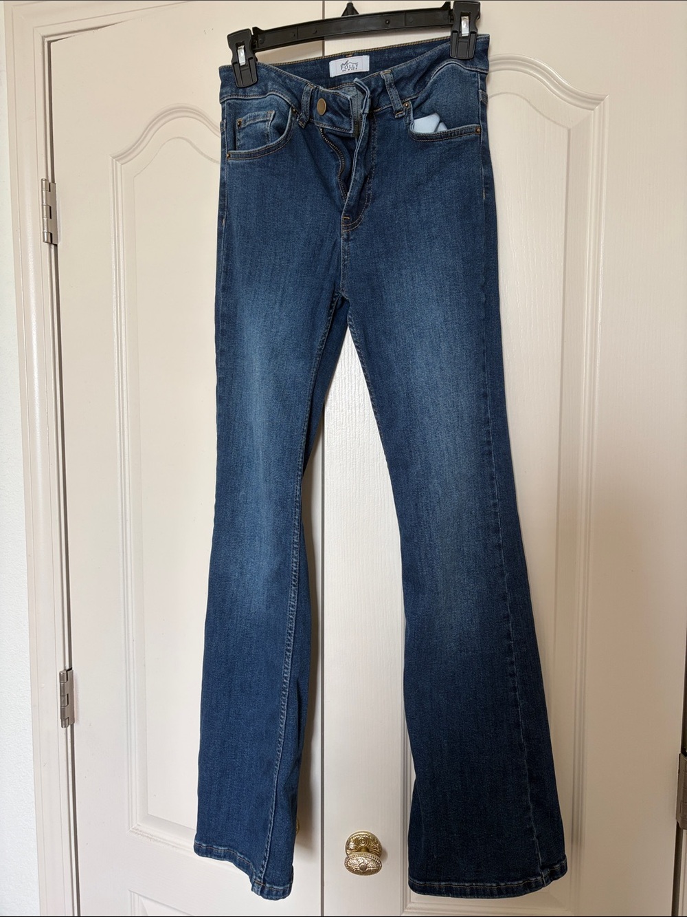 Oh Polly Women’s Dark Blue Bootcut Jeans